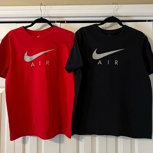 Lot of 2 Nike shirts adult large